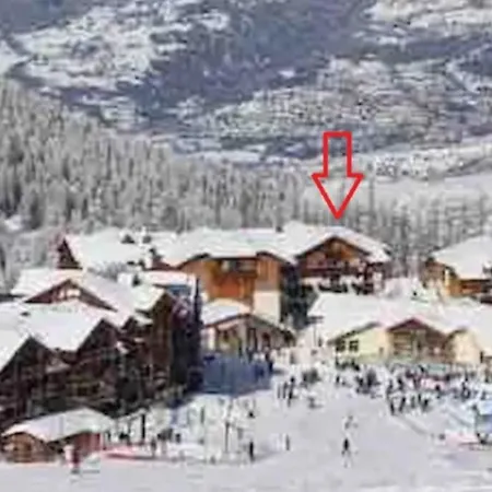 Apartment Cosy Pour 6 Pers En Plein Centre Station Les Orres 1800, Rdc, Pied Des Pistes